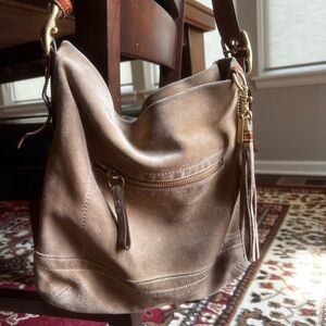 Coach REHAB Suede Crossbody Bag Style 1418 (A459)